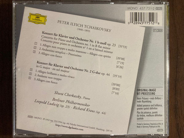 Klavierkonzerte 1 & 2 = Piano Concertos