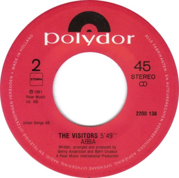 Head Over Heels / The Visitors