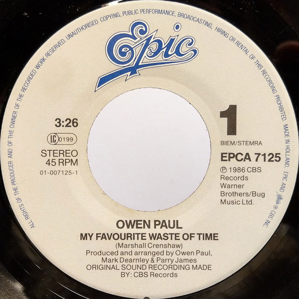 My Favourite Waste Of Time